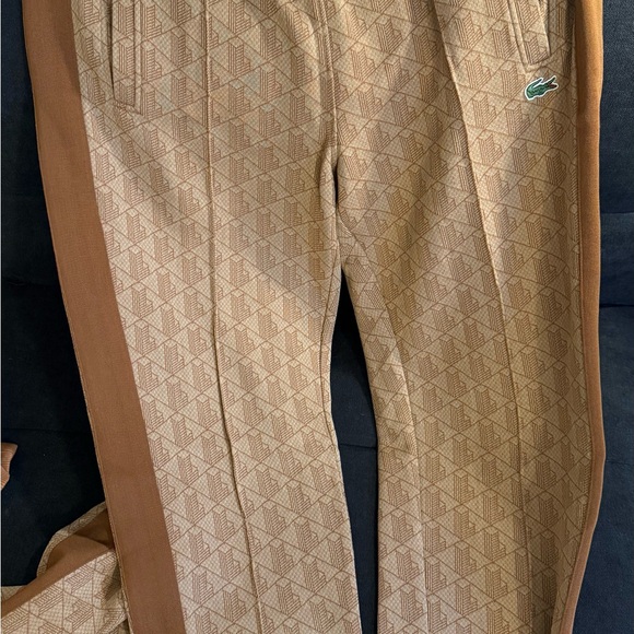 Lacoste Brown Textured Jacket - Picture 3 of 4